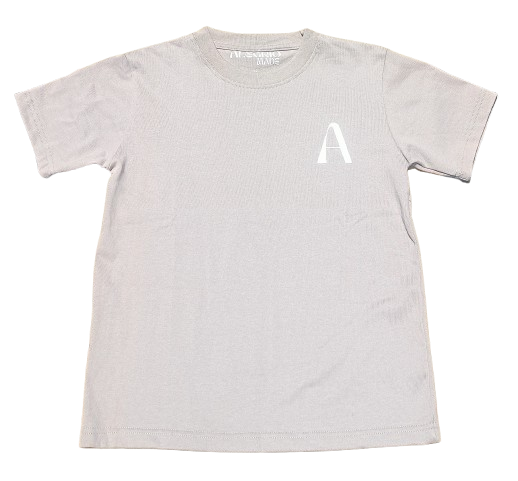 (PRE-ORDER) Alegrio Boys Printed Cotton T-Shirt – Grey