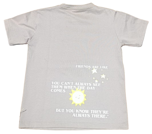 (PRE-ORDER) Alegrio Boys Printed Cotton T-Shirt – Grey